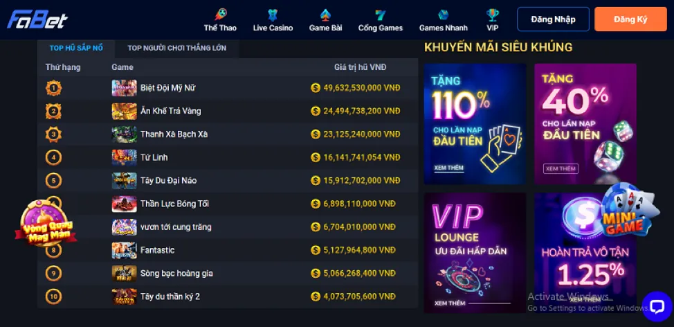 Phiên bản chơi thử game 88CLB